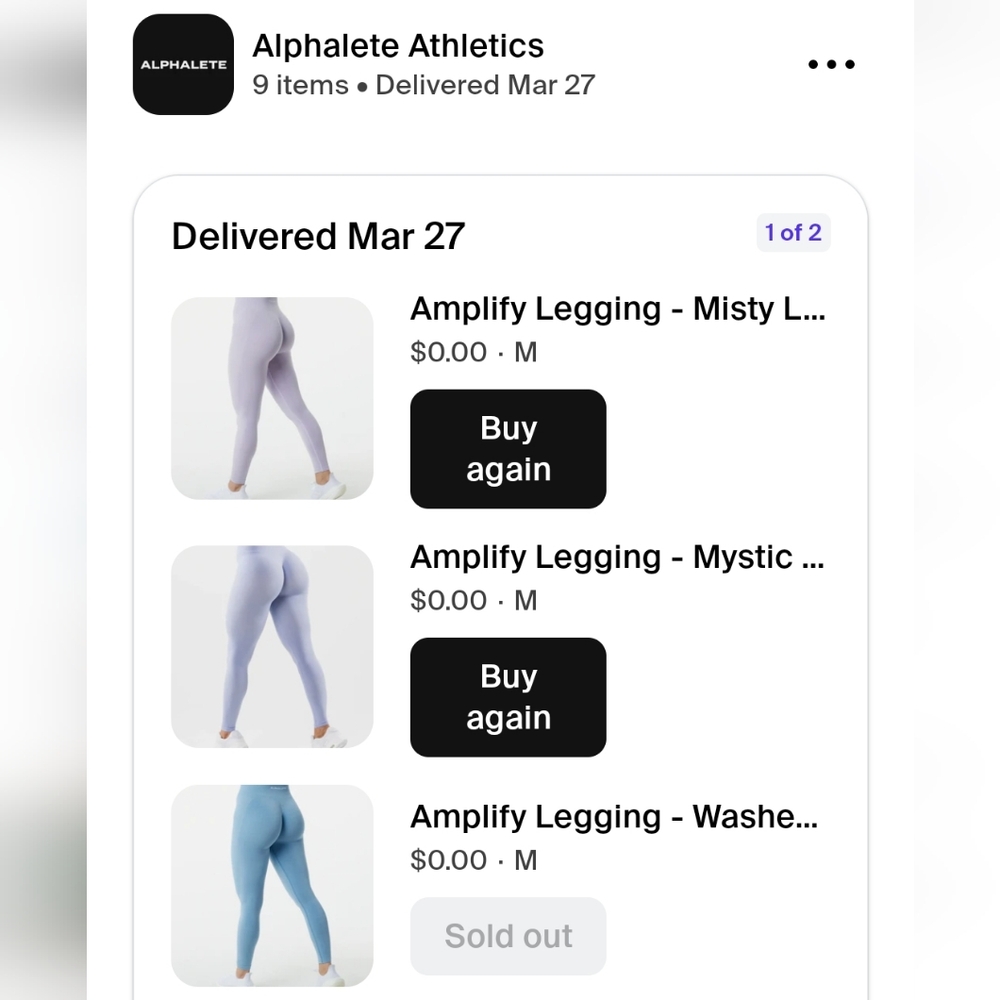 Alphalete Amplify Leggings - Picture 2 of 8